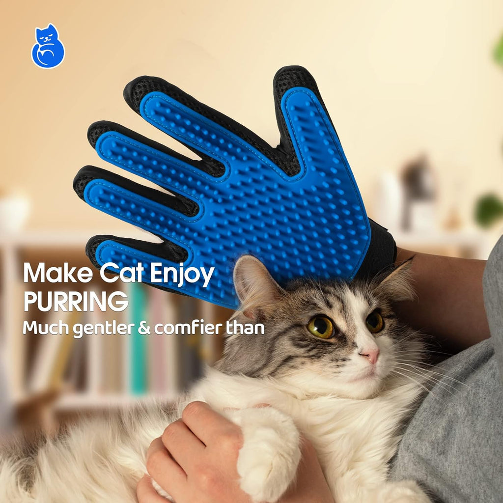 Pet Grooming & Shedding Gloves (Dogs, Cats & Horses)