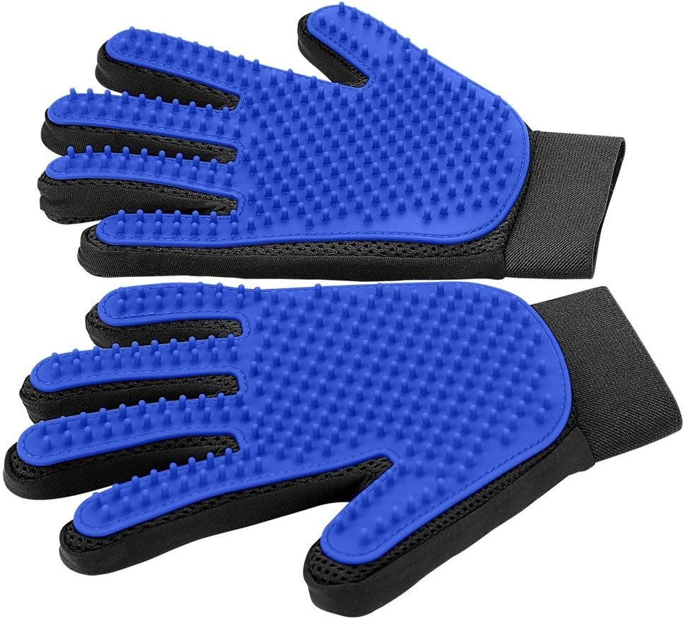 Pet Grooming & Shedding Gloves (Dogs, Cats & Horses)