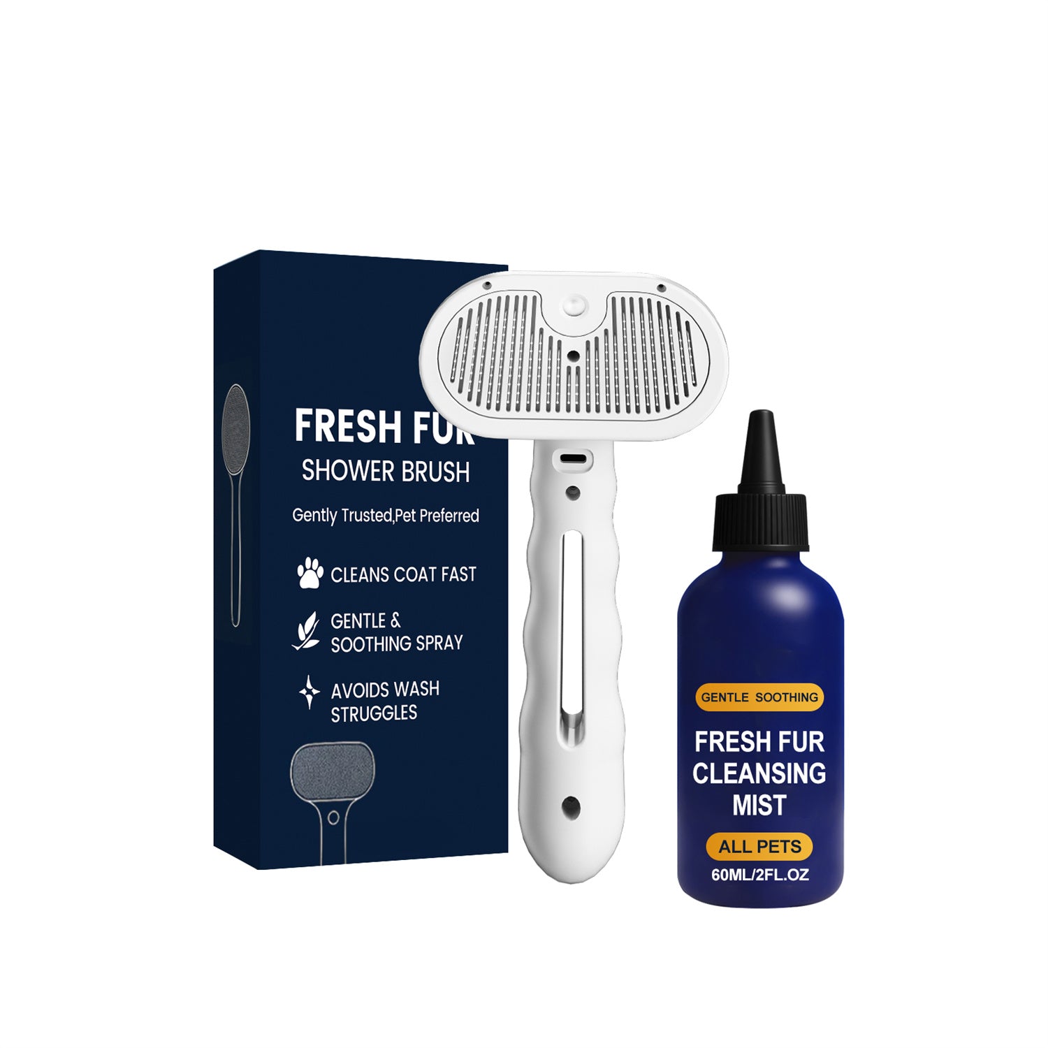 Pet Hair Cleaning Spray Set